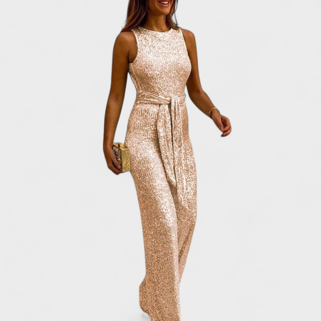 Madalena - Macacão Brilhante para Festas